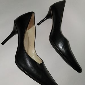 Faconnable Womens High Heels All Leather Made Ital